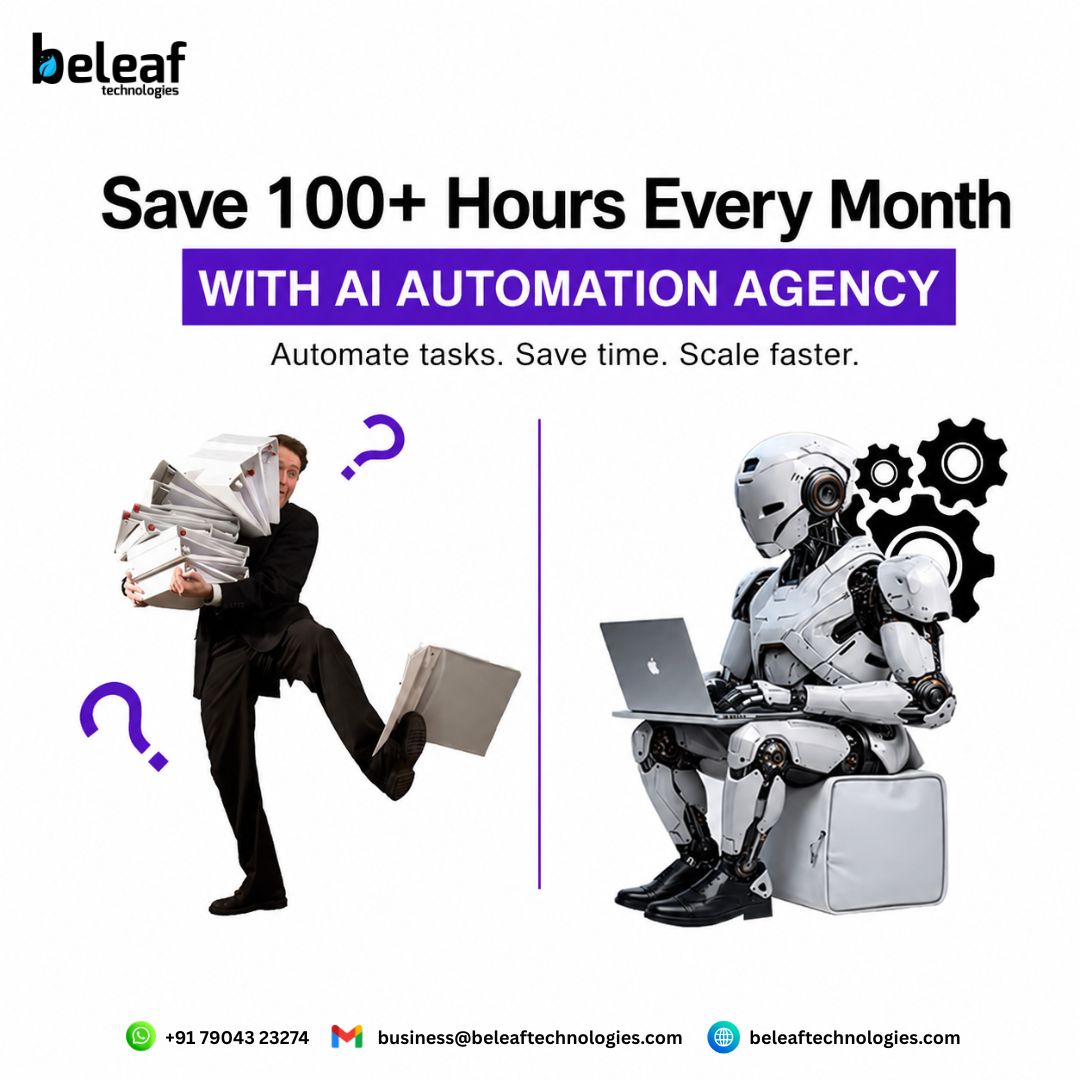 Save 100+ Hours Every Month with AI Automation Agency